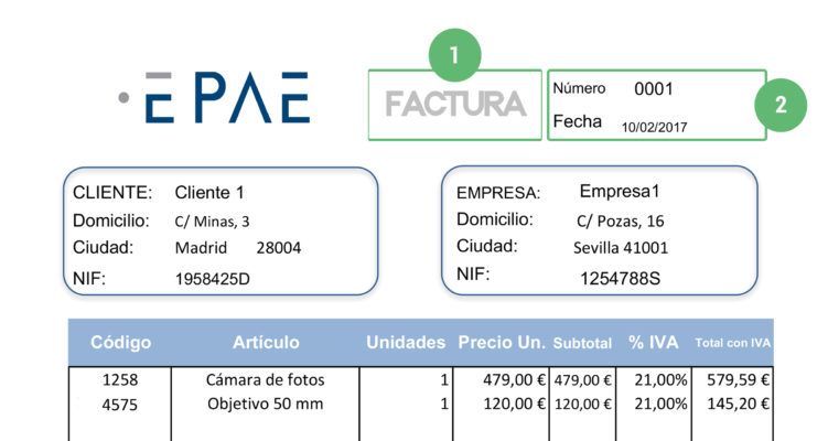 Como debes hacer una factura por partes Como debes hacer una factura por partes