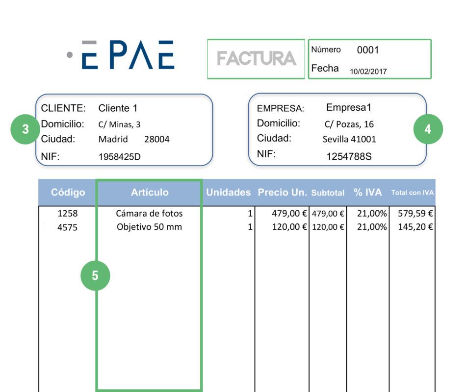 Como hacer una factura por pasos Como hacer una factura por pasos