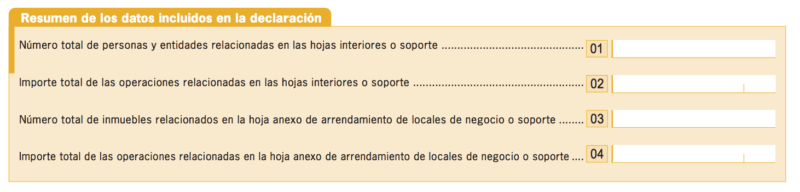Rellenar Modelo 347 Resumen de Datos Rellenar Modelo 347 Resumen de Datos