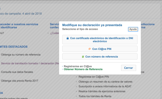 Declaración de la renta Declaración de la renta