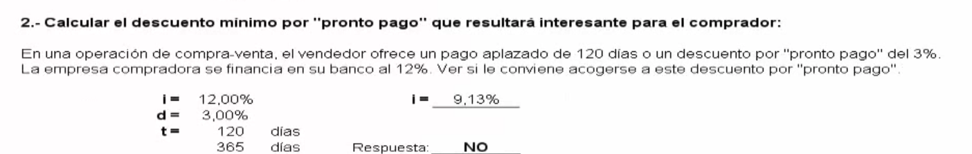 Imagen Ejemplo 2 descuento por pronto pago Imagen Ejemplo 2 descuento por pronto pago