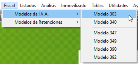 Modelo 303 con A3 Modelo 303 con A3