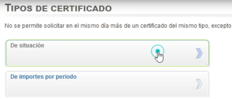 Certificado de situación. sistema cl@ave Datos de contaste. Pasos solicitar certificado desempleo - EPAE